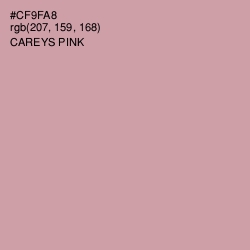 #CF9FA8 - Careys Pink Color Image